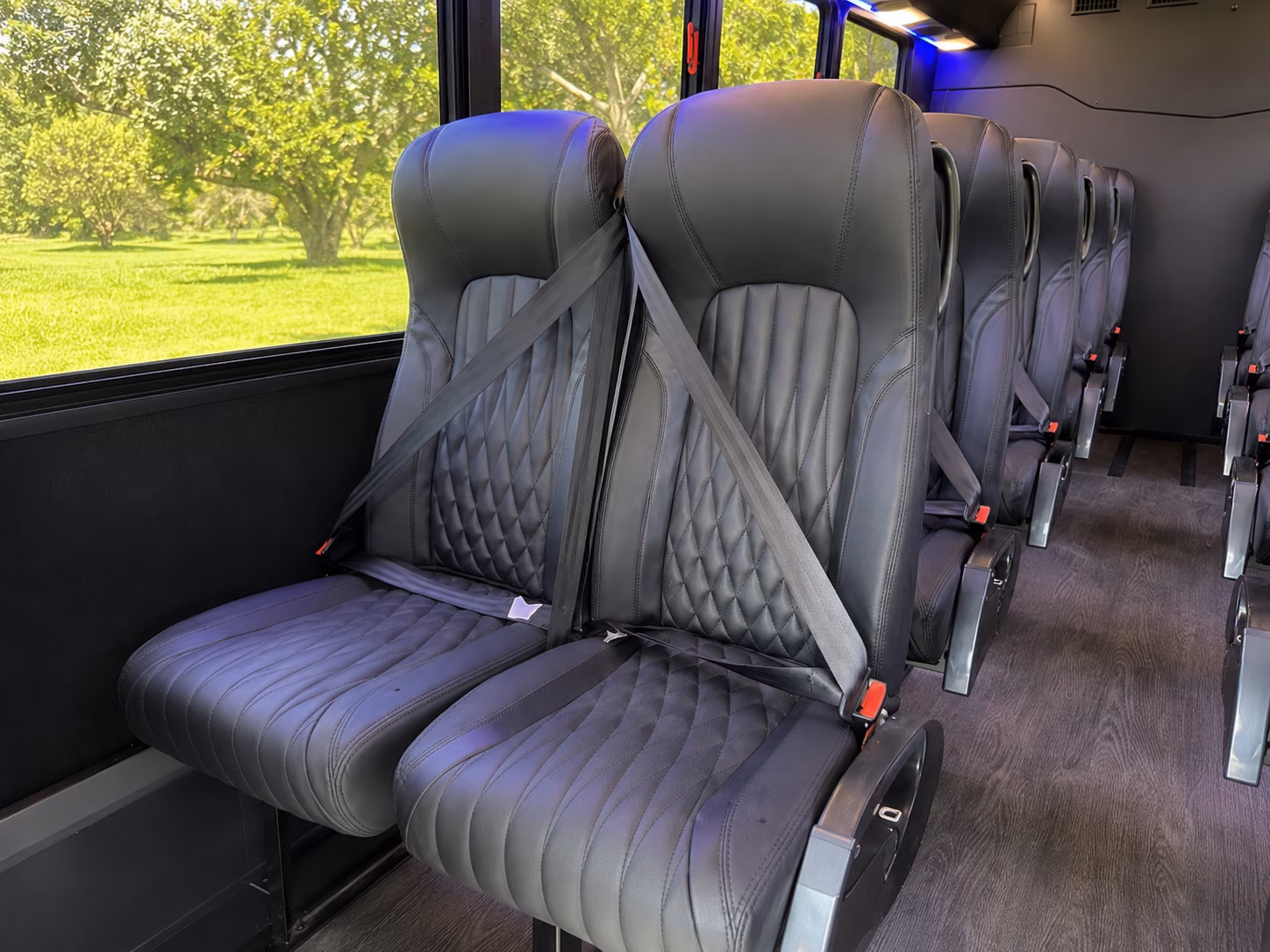 everett 20 passenger minibus inside