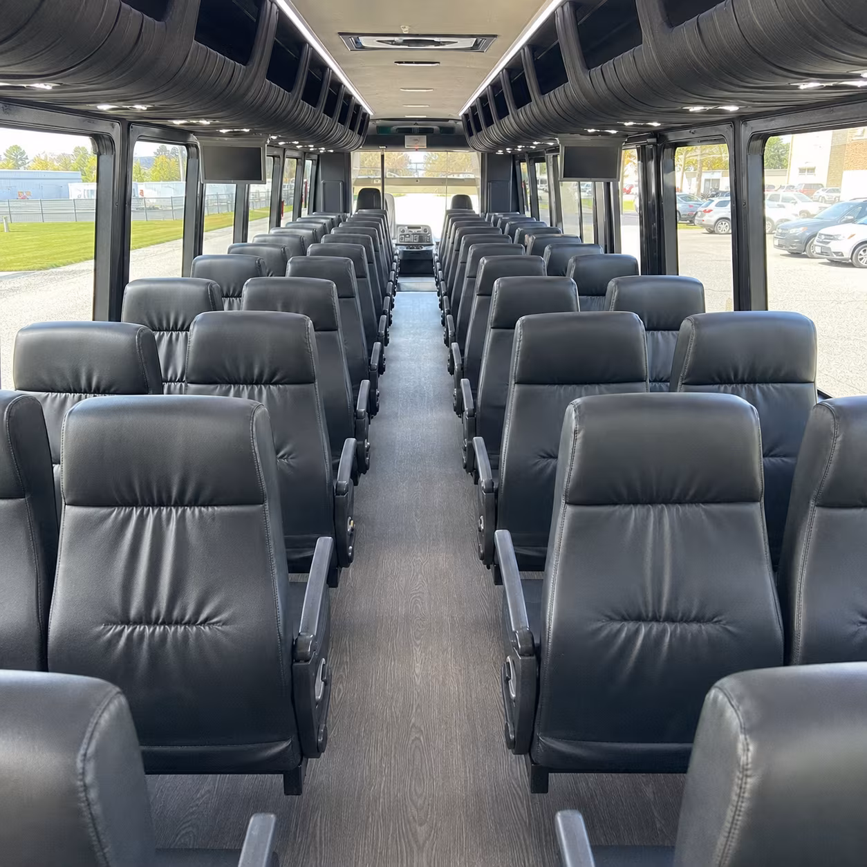 everett 25 passenger minibus interior