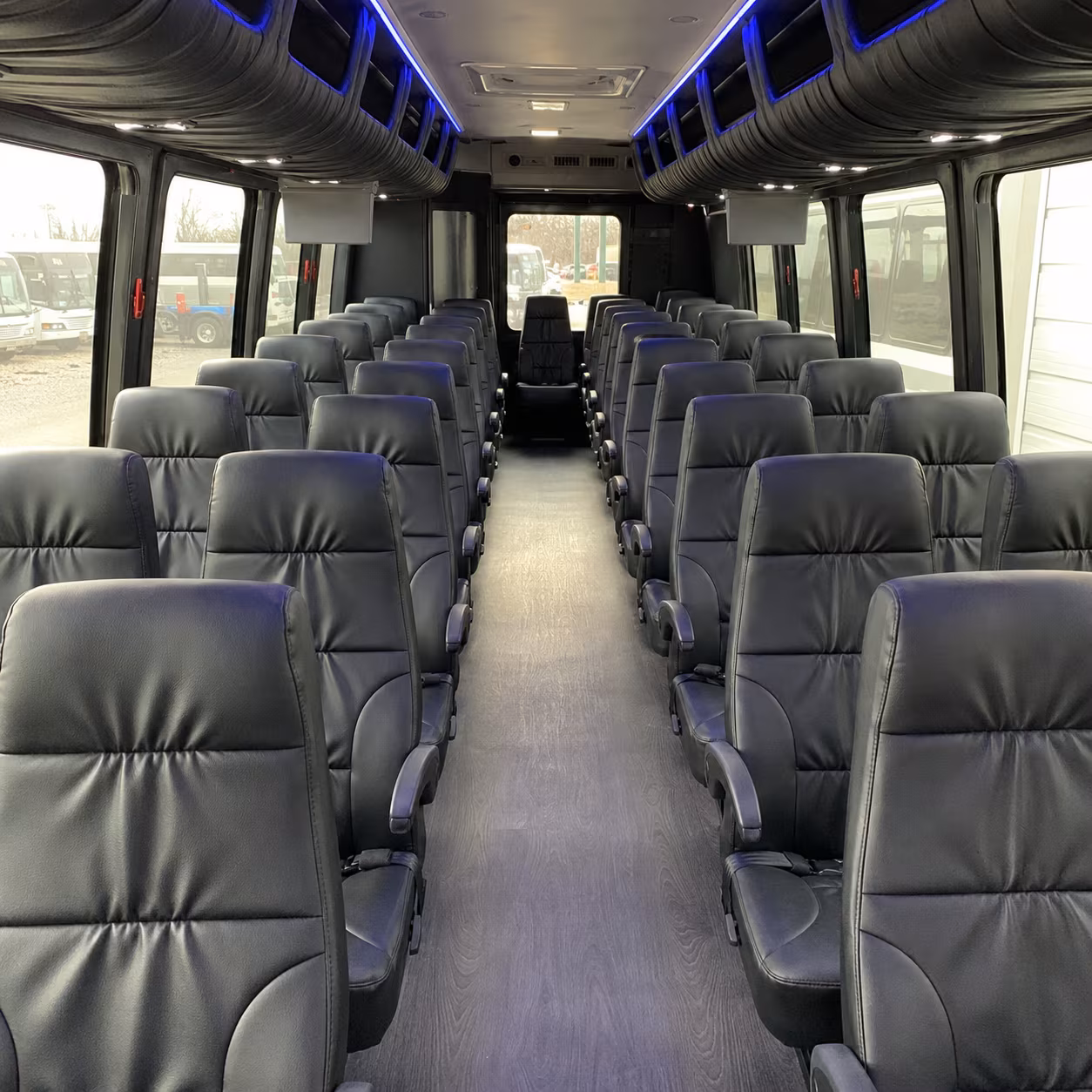 everett 30 passenger minibus interior
