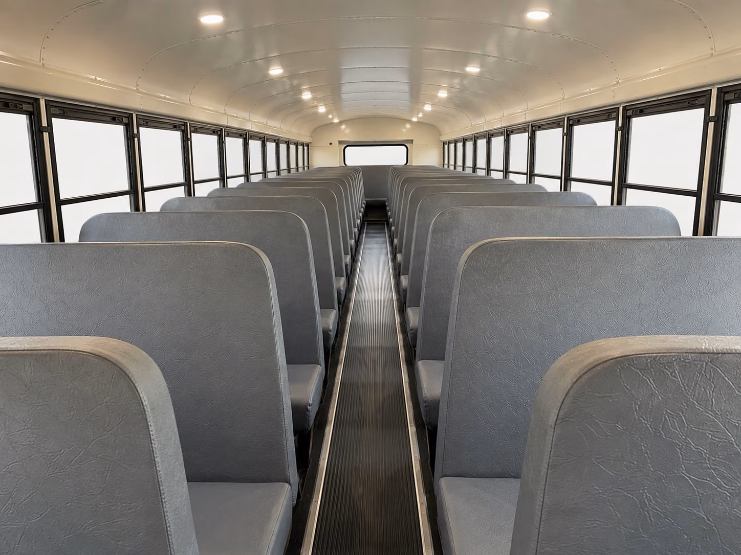 everett school bus interior