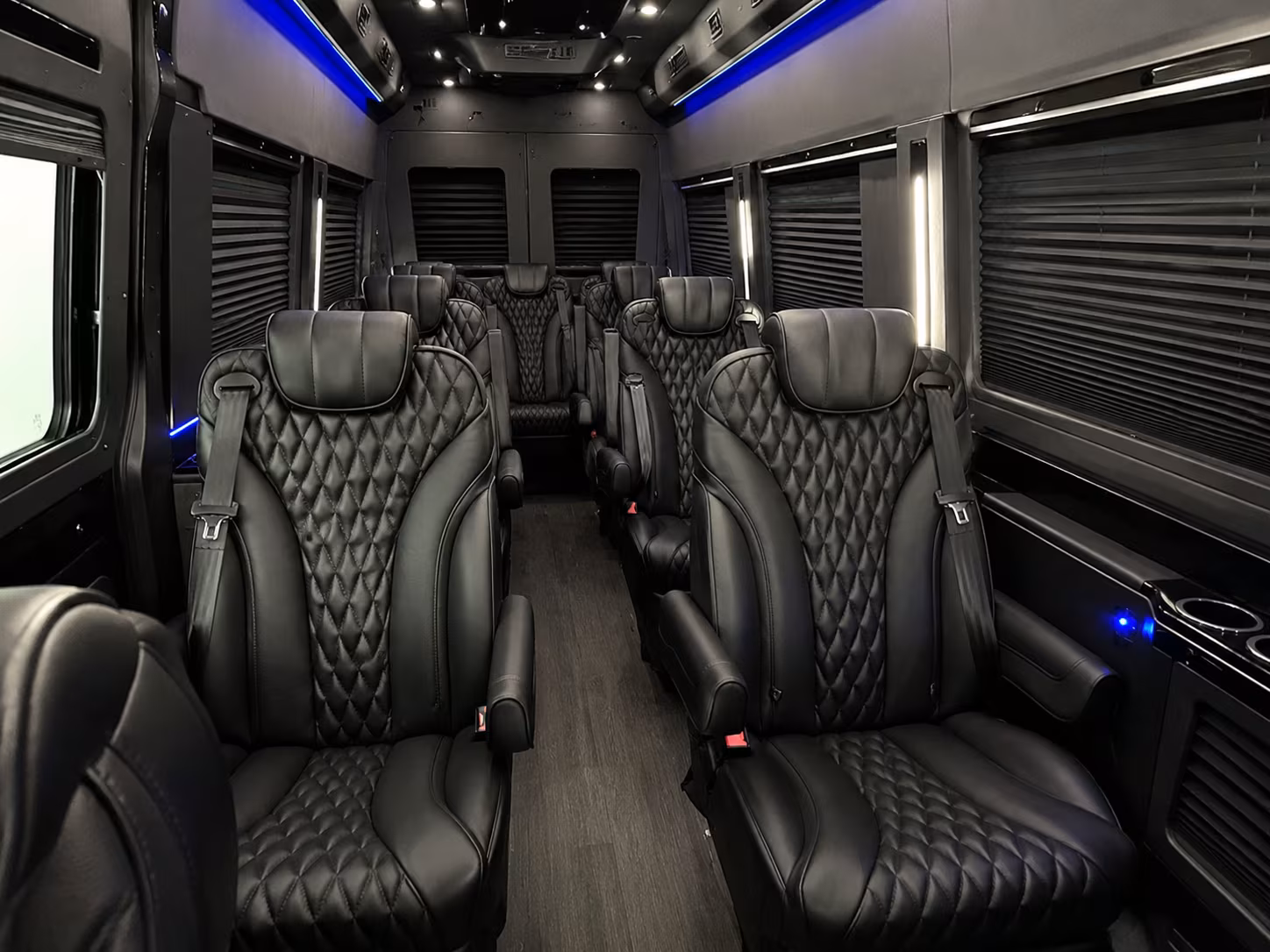 everett sprinter van with driver inside