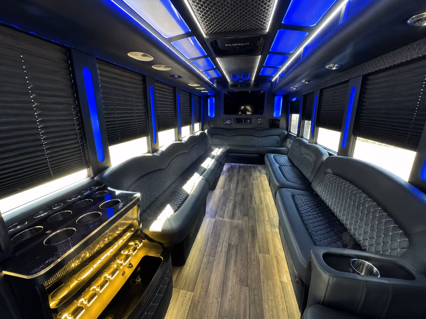 everett wedding party bus rental